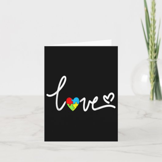 Voor mannen T-shirt ter bewustmaking van de autism Kaart (Voorkant)