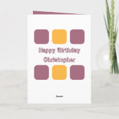 Voor mannen voeg je foto's toe met een sinaasappel kaart (Achterkant)