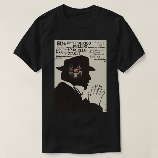 Voor Mannen vrouwen federico fellini Geweldige voo T-shirt (Design voorkant)