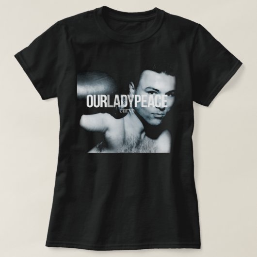 Voor Mannen vrouwen geeft ons Lady Peace Idol u T-shirt (Design voorkant)
