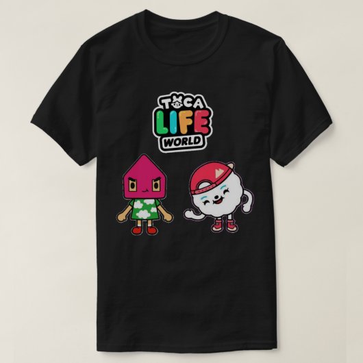 Voor Mannen vrouwen Manga Toca Boca Anime Geweldig T-shirt (Design voorkant)