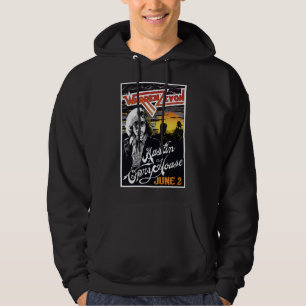 Voor mannen Warren Art Zevon Retro Hoodie