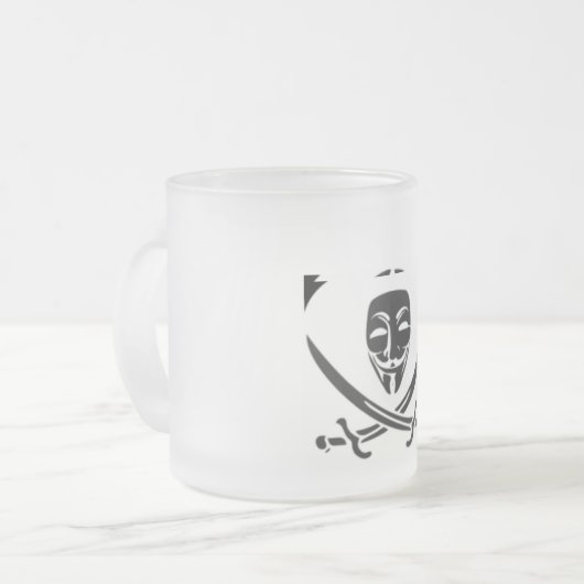 Voor Matglas Koffiemok (Voorkant links)