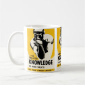 Voor meer kennis koffiemok (Links)