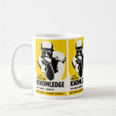 Voor meer kennis koffiemok (Links)