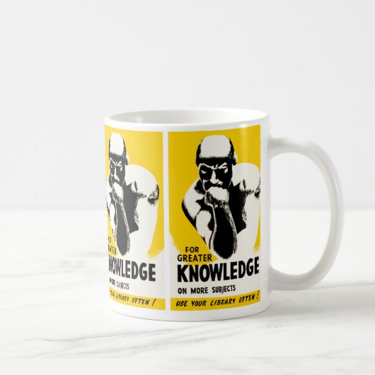 Voor meer kennis koffiemok (Rechts)