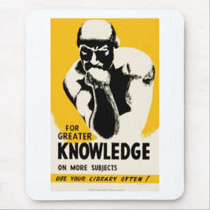 Voor meer kennis muismat