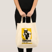 Voor meer kennis tote bag (Voorkant (product))