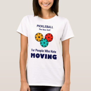 Voor mensen die een hekel hebben aan bewegende vro t-shirt