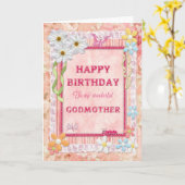 Voor Meter, de kaart van de ambachtverjaardag (Gele Bloem)