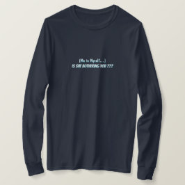“Voor mezelf” Basic T-shirt met lange mouwen