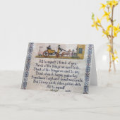 Voor mezelf denk ik aan jou kaart (Gele Bloem)