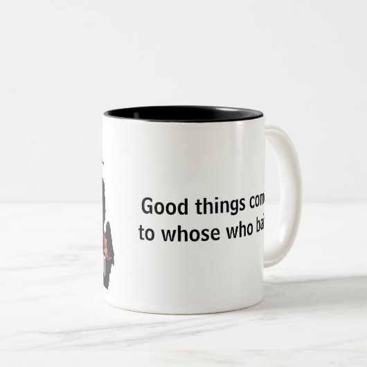 voor Michigan Fisherman Tweekleurige Koffiemok (Voorkant rechts)