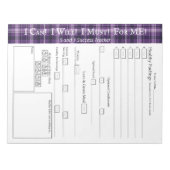 Voor mij 5 plus 1 Notitieblok voor dagelijkse voed (Voorkant)