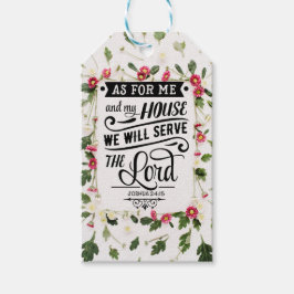 Voor mij en mijn huis cadeaulabel