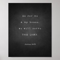 Voor mij en mijn huis, de LORD, Joshua vers