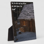 Voor mij en mijn huis fotoplaat (Zijkant)