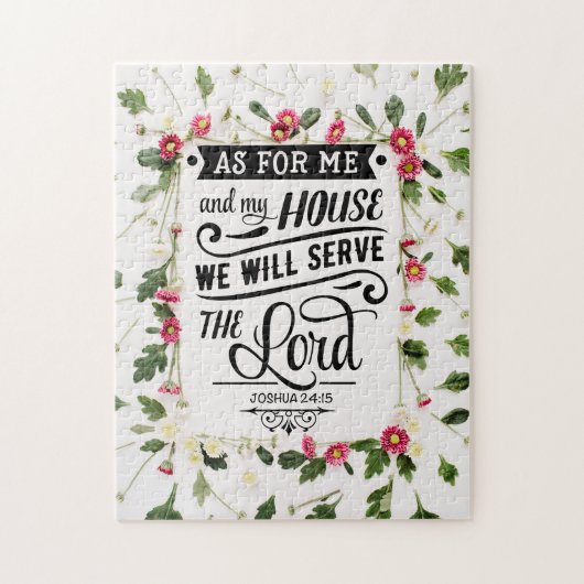 Voor mij en mijn huis legpuzzel (Verticaal)