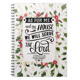 Voor mij en mijn huis notitieboek