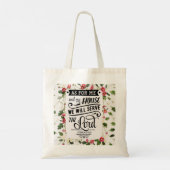 Voor mij en mijn huis tote bag (Achterkant)