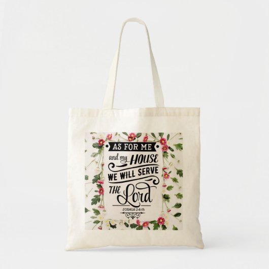 Voor mij en mijn huis tote bag (Voorkant)