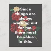 Voor mij is het altijd al goed. briefkaart (Voorkant)