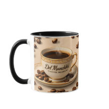 Voor mij zijn koffiebonen en een espressokopje ele