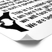 Voor mij zijn we voor altijd beste vrienden poster (Hoek)