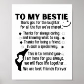 Voor mij zijn we voor altijd beste vrienden poster (Voorkant)