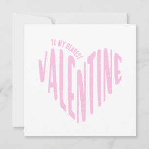 Voor mijn allerliefste Valentijn Rode Hart Woordku Feestdagenkaart