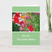 "VOOR MIJN ANDERE MOM"/GEFELICITEERD MOEDERDAG/FLO KAART (Voorkant)