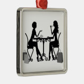 VOOR MIJN ***BESTE VRIEND** OF ***ZISTER** METALEN ORNAMENT (Rechts)