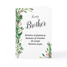 Voor mijn broederfeestdag Berry Botanische Kerstmi