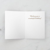 Voor mijn broer Mallard Verjaardag Kaart (Binnen)