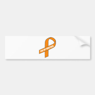 Voor mijn broer (Oranje lint) Bumpersticker