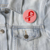 Voor mijn broer (rood lint) ronde button 5,7 cm (In situ)