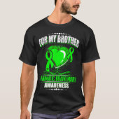 Voor mijn Broer-Traumatic Brain Injury Bewustheid T-shirt (Voorkant)