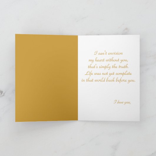 Voor Mijn Bruidegom: Wereld vóór u Kaart (Binnen)