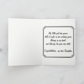 Voor mijn dochter, op haar trouwdag. kaart (Binnen)