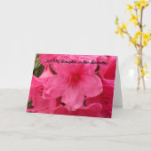 Voor mijn dochter op haar verjaardag kaart (Gele Bloem)