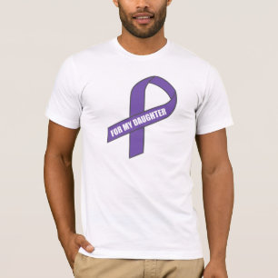 Voor mijn dochter (Paars lint) T-shirt