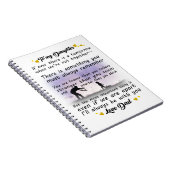 Voor mijn dochter... zal ik altijd bij zijn notitieboek (Rechterzijde)