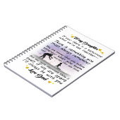 Voor mijn dochter... zal ik altijd bij zijn notitieboek (Linkerzijde)