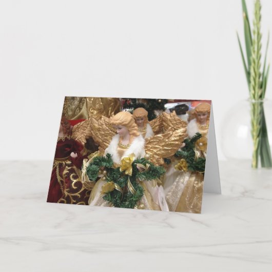 VOOR MIJN ENGEL MET KERST FEESTDAGEN KAART (Voorkant)