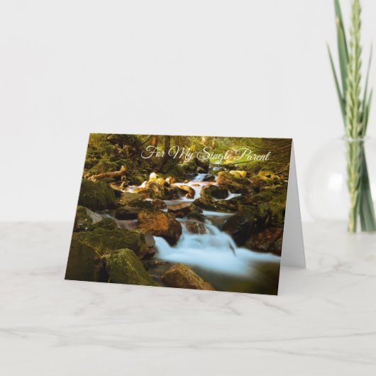 Voor mijn enige ouder kaart (Voorkant)