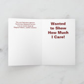 Voor mijn ex middeleeuwse Cartoon Wenskaart Kaart (Binnen)