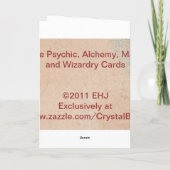 Voor mijn ex middeleeuwse Cartoon Wenskaart Kaart (Achterkant)