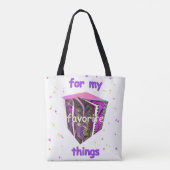 VOOR MIJN FAVORIETE DINGEN TOTE BAG (Achterkant)