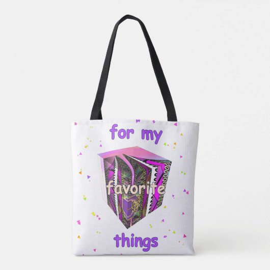 VOOR MIJN FAVORIETE DINGEN TOTE BAG (Achterkant)