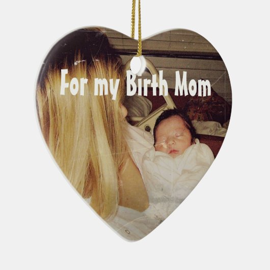 Voor mijn geboorte mam Ornament (Rechts)